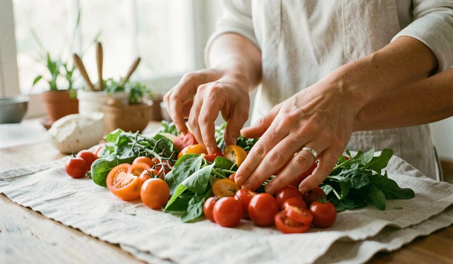 Ingredientes naturales y frescos
